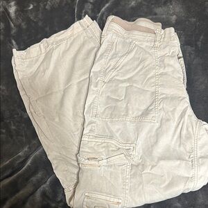 Beige Cargo Pants
